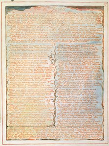 "إلى اليهود ..." ، اللوحة 27 من "القدس" ، 1804-20 (نقش مطبوع باللون البرتقالي بقلم ومرحاض على ورق) بواسطة وليام بليك